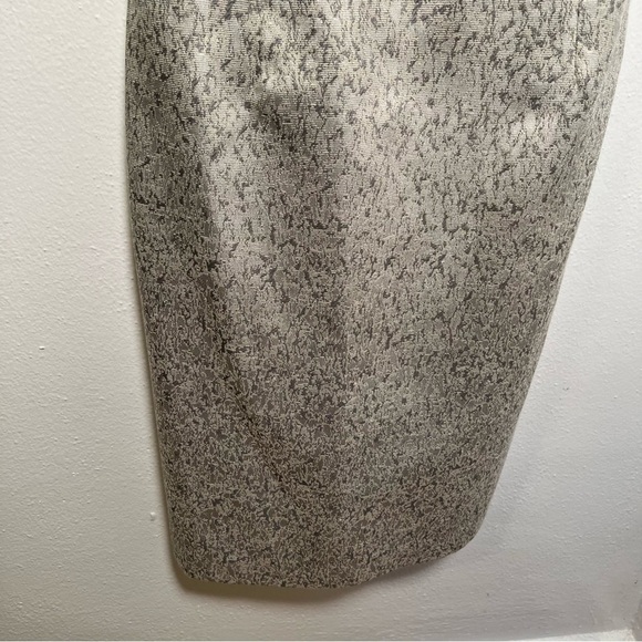 Maggy London Sheath Dress One Sleeve Pink Silver - Picture 8 of 12